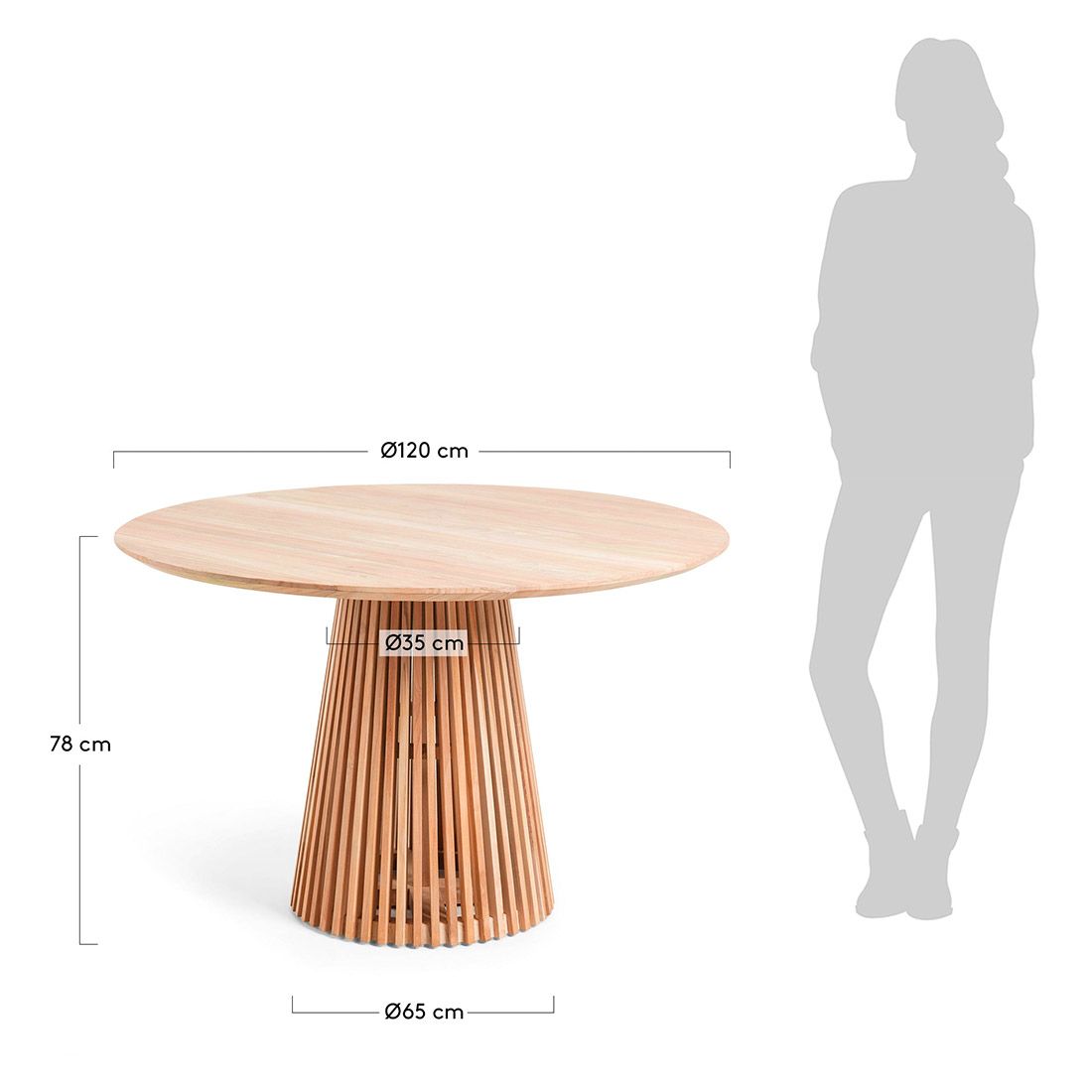La Forma Jeanette Esstisch Ø120cm