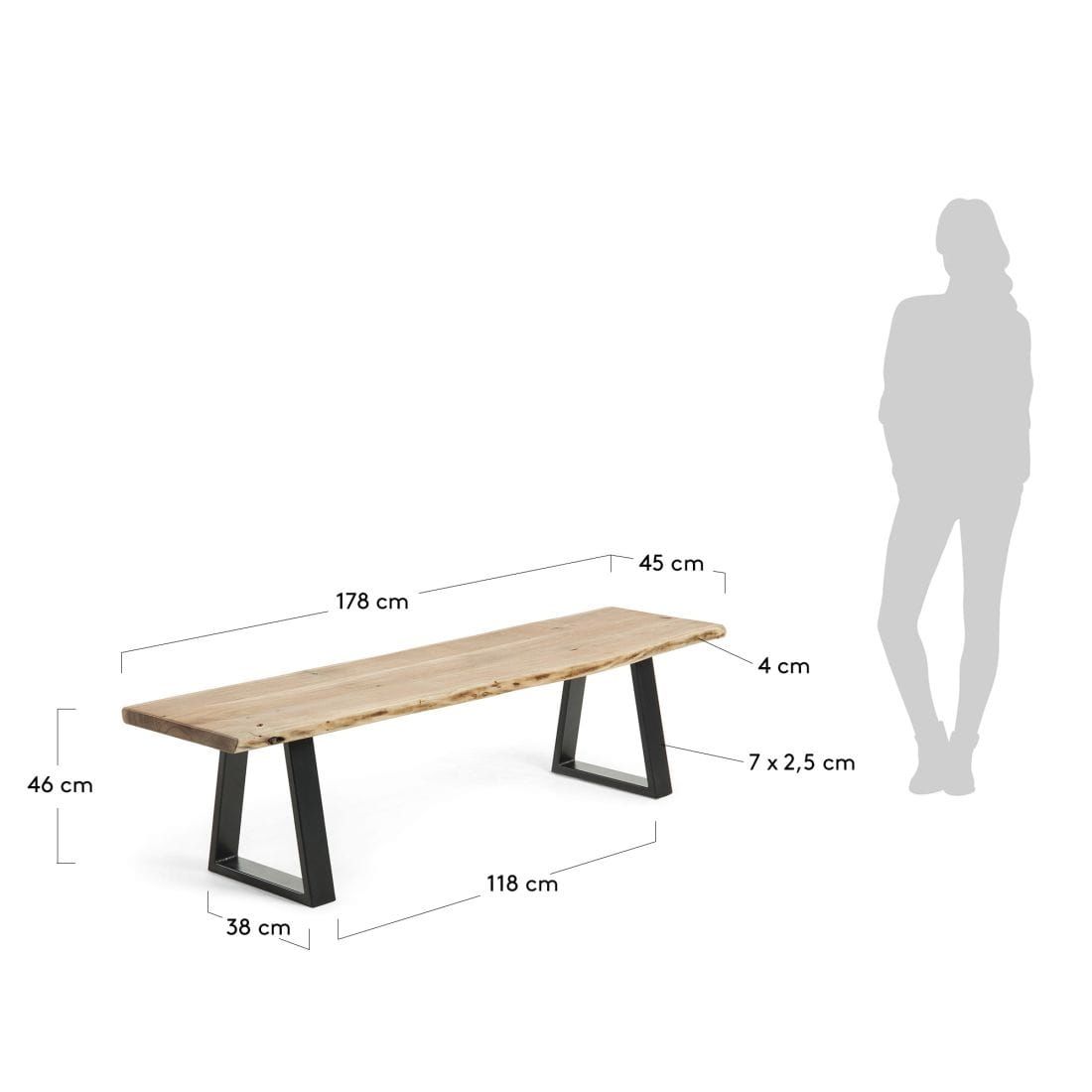 La Forma Alaia Sitzbank 178cm