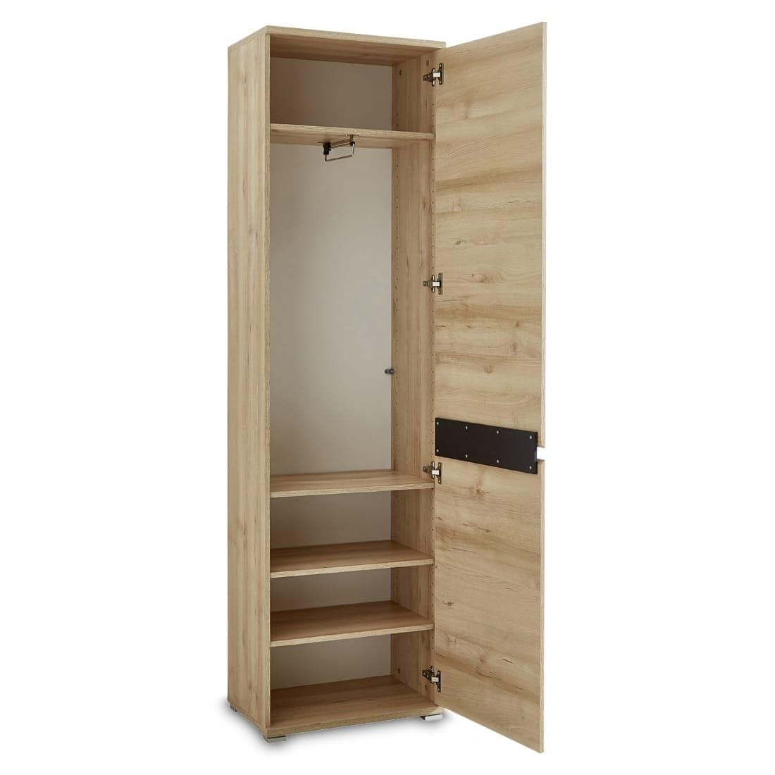 Edelbuche Lissabon Garderobenschrank 54x40x200cm Germania