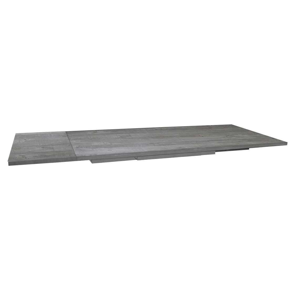 Mäusbacher Komfort C Ausziehtisch 160/260x90cm Graphit/Edelstahloptik/Beton