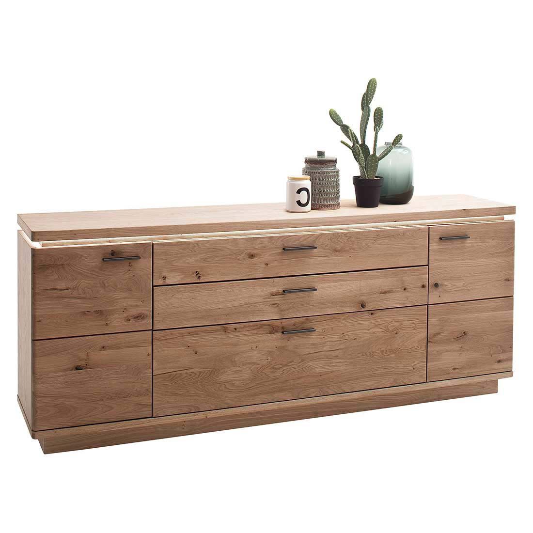 MCA Barcelona Sideboard mit Beleuchtung 210x44x84cm