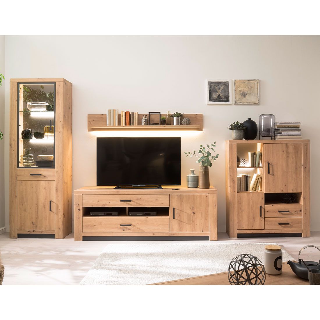 MCA Brüssel Highboard 160x37x128cm