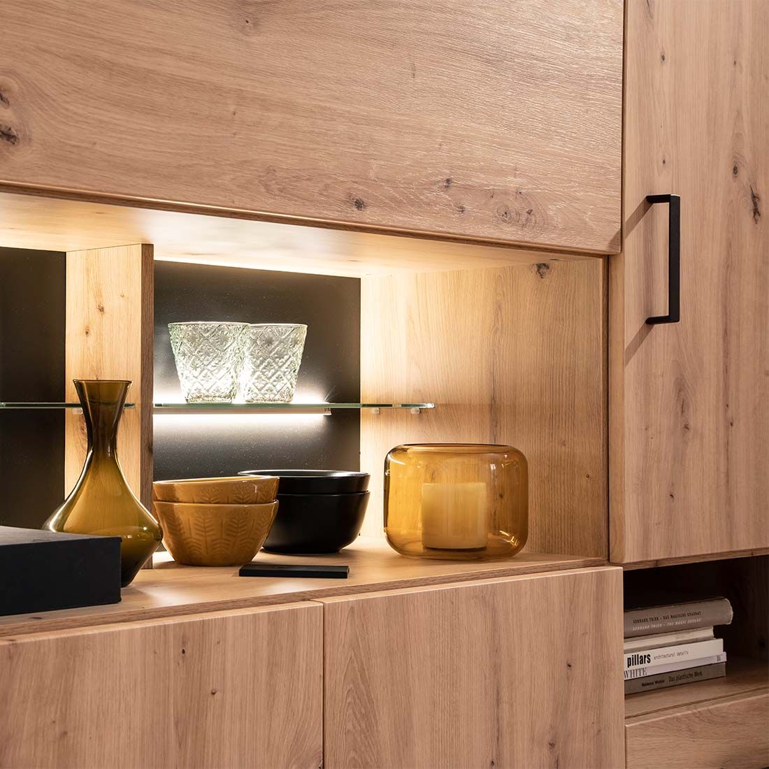 MCA Brüssel Highboard 160x37x128cm