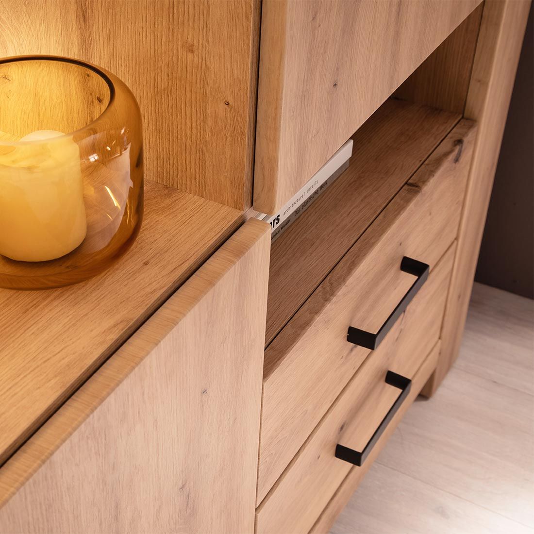 MCA Brüssel Highboard 160x37x128cm