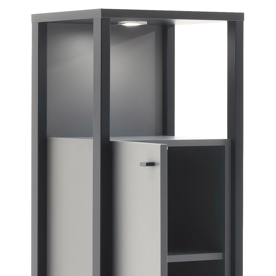 MCA Luxor Highboard mit Beleuchtung 40x37x150cm