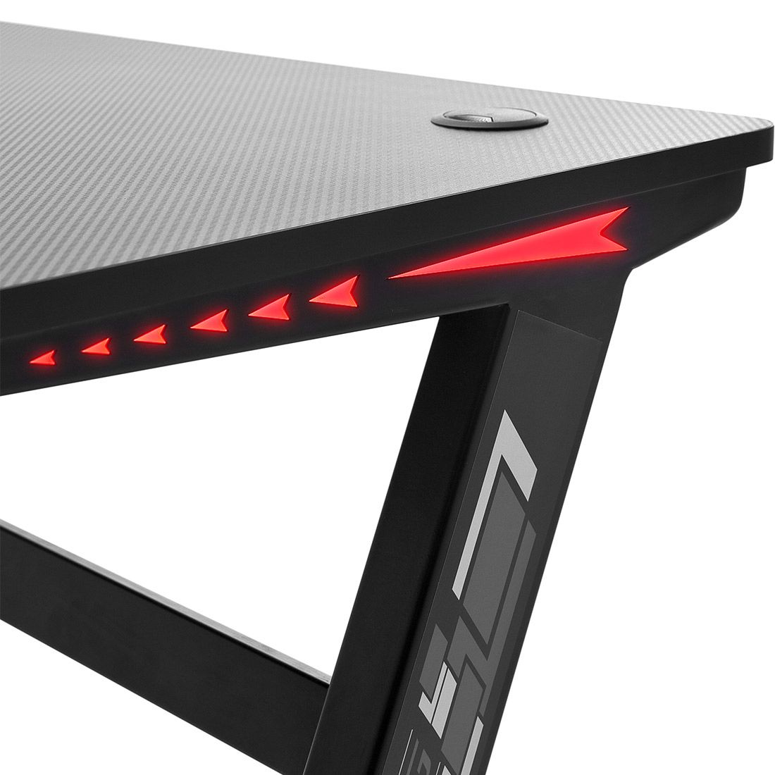 MCA mcRacing Gaming-Schreibtisch 120x60x73cm