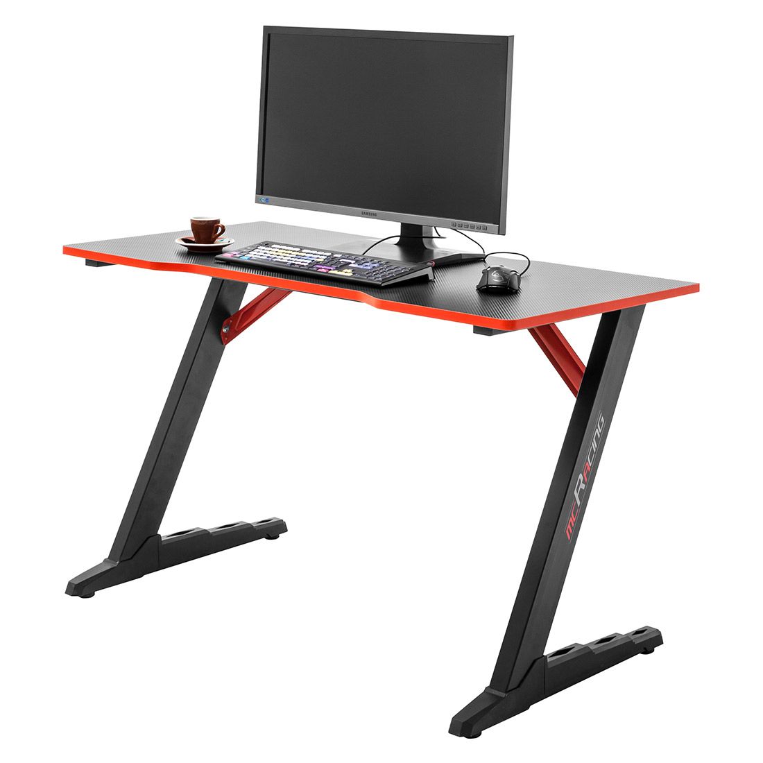 MCA mcRacing Gaming-Schreibtisch 120x60x73cm