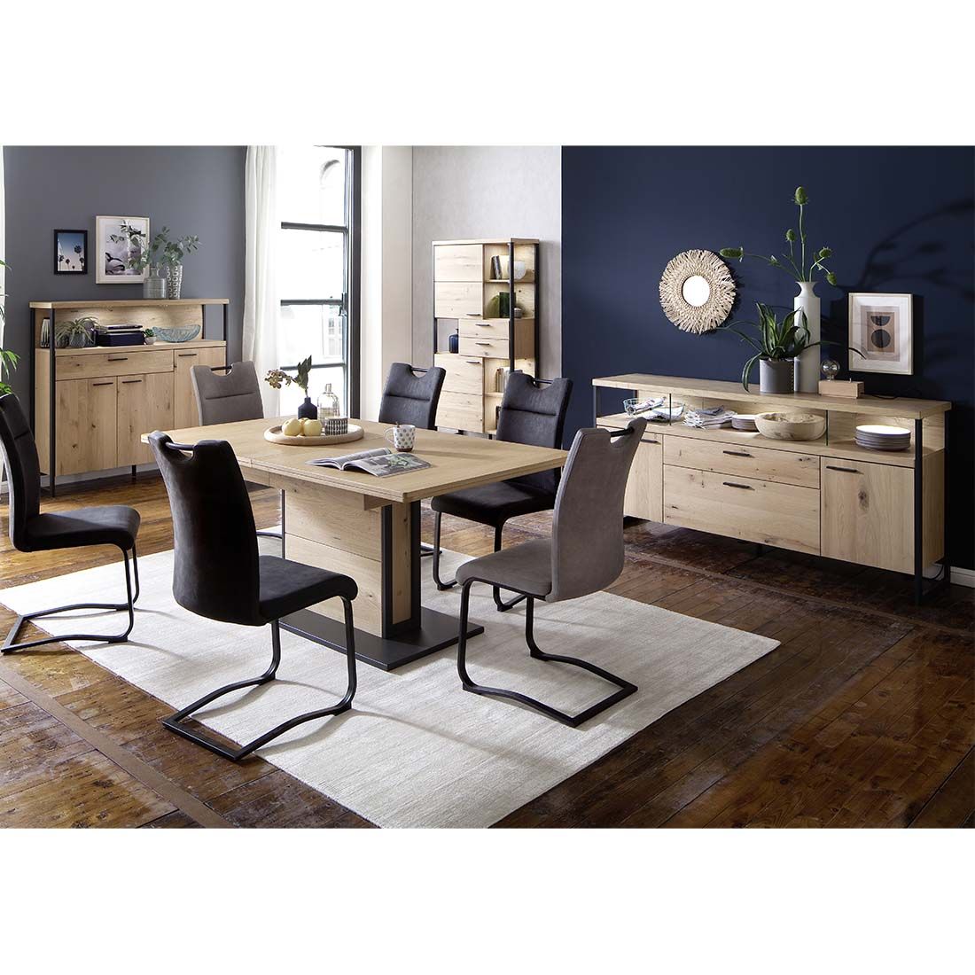MCA Salerno Hochschrank 95x38x186cm