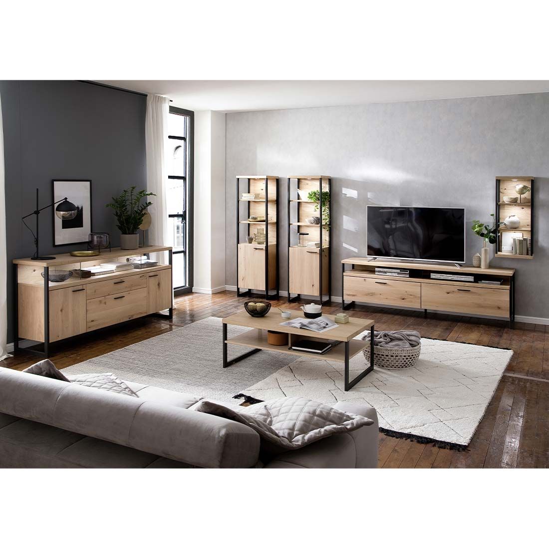MCA Salerno Sideboard 185x46x92cm