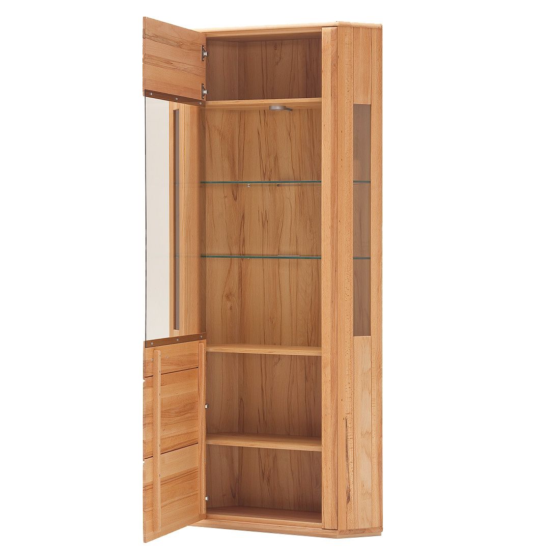 MCA Sena Eckvitrine 69x69x209cm