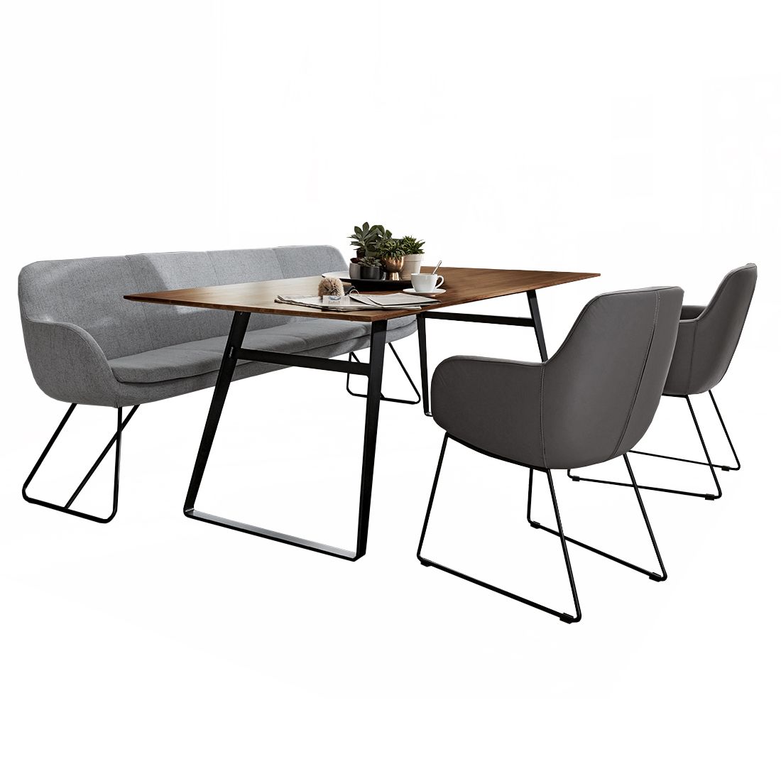 Musterring Tavia Essgruppe 4-tlg. Tisch 200x100cm