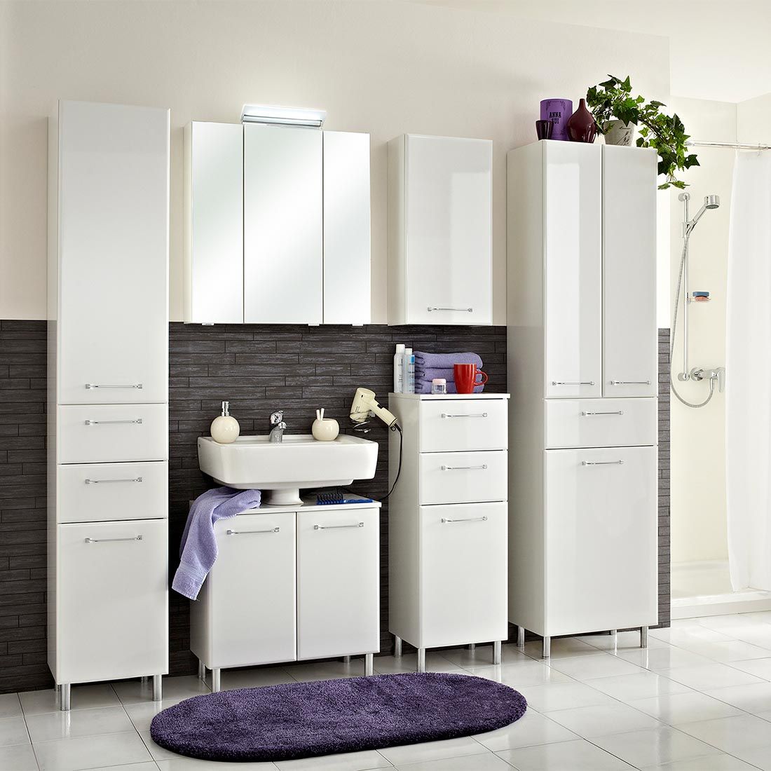 Pelipal Filo Wandschrank 35x33x90,5cm