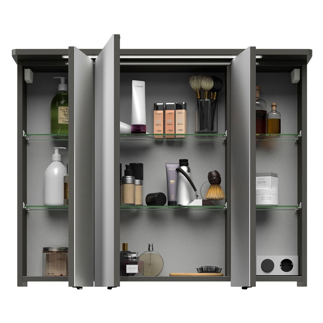 Pelipal Fokus 4005 Spiegelschrank mit LED-Beleuchtung 90x17x72,2cm