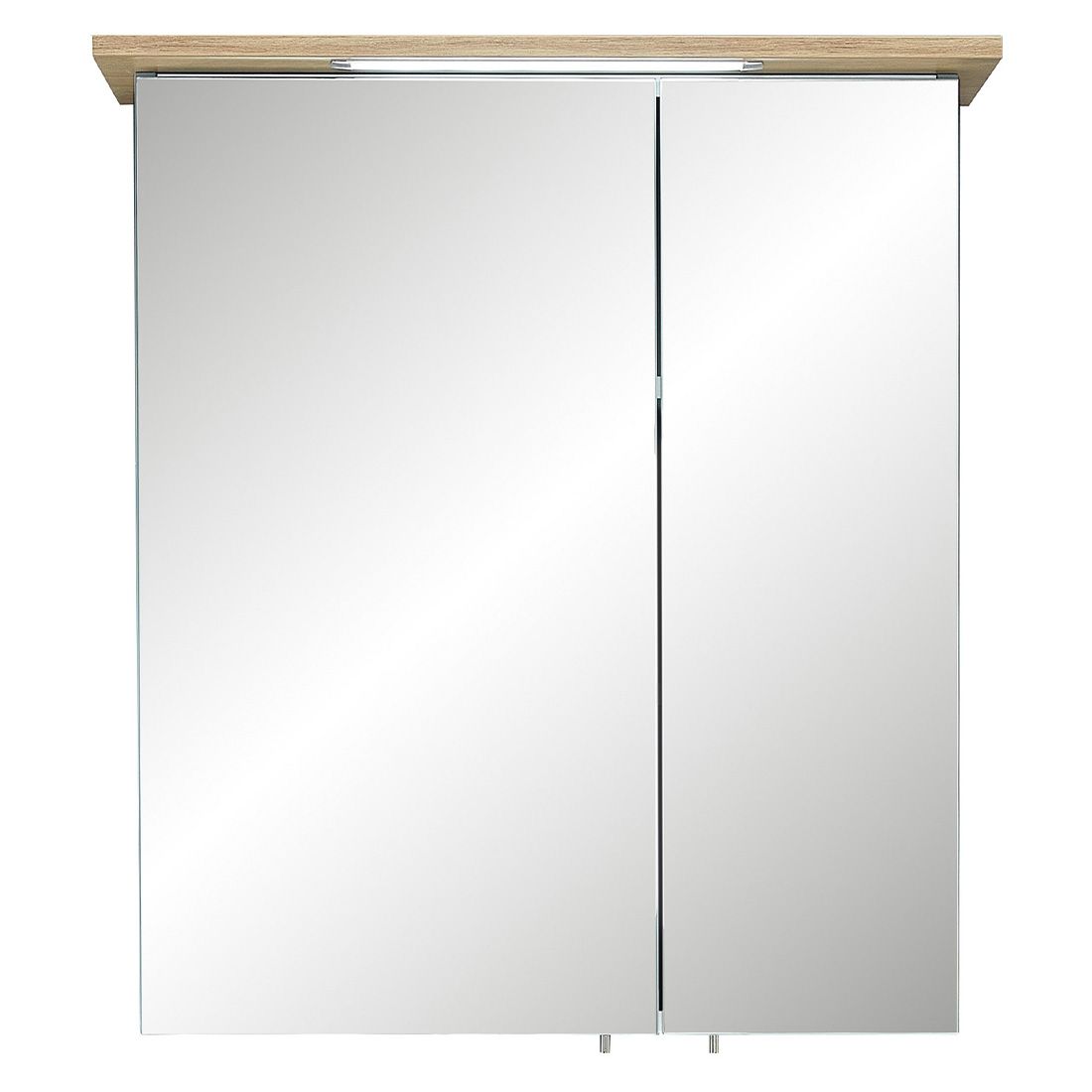 mit 963 Beleuchtung 60x20x72cm Pelipal Salbei/Riviera Eiche Spiegelschrank Quickset