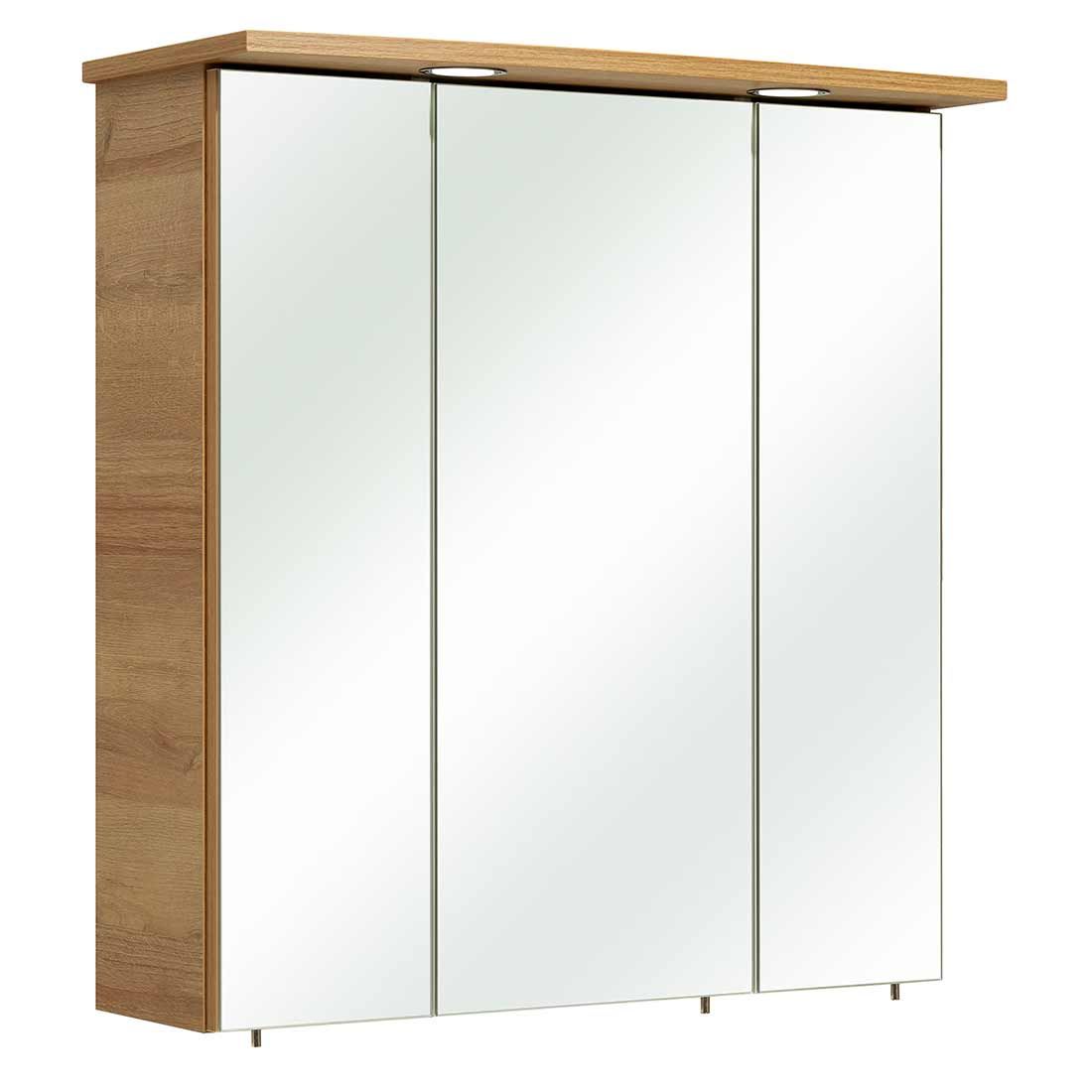 Pelipal Rüdesheim Spiegelschrank mit LED-Beleuchtung 65x20x72cm