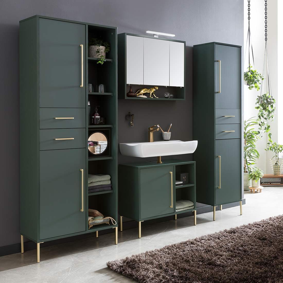 Schildmeyer Kent Spiegelschrank mit LED-Bel. 70x16x64,2cm