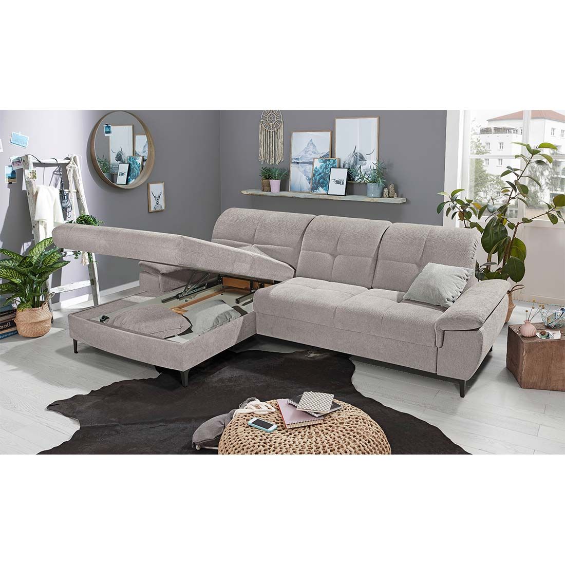 set one SO 1400 Ecksofa 305x182x104cm