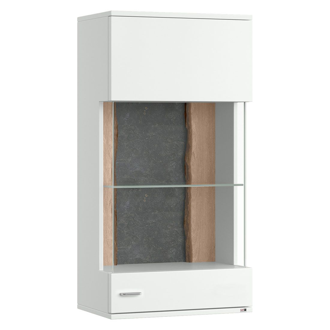 set one Tacoma Hängevitrine 60,1x37,2x126,4cm