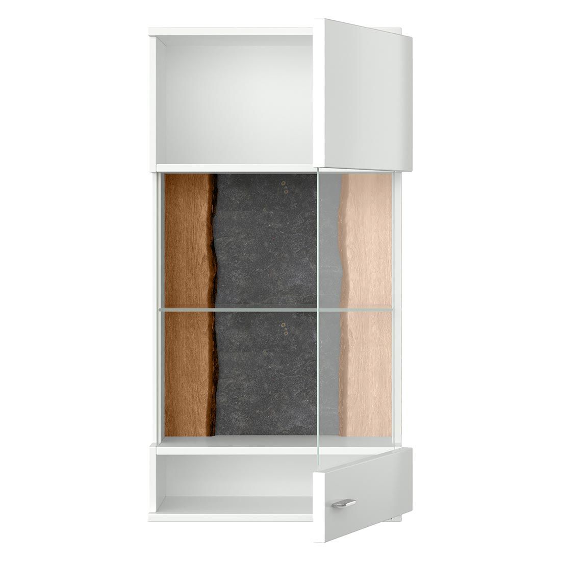 set one Tacoma Hängevitrine 60,1x37,2x126,4cm
