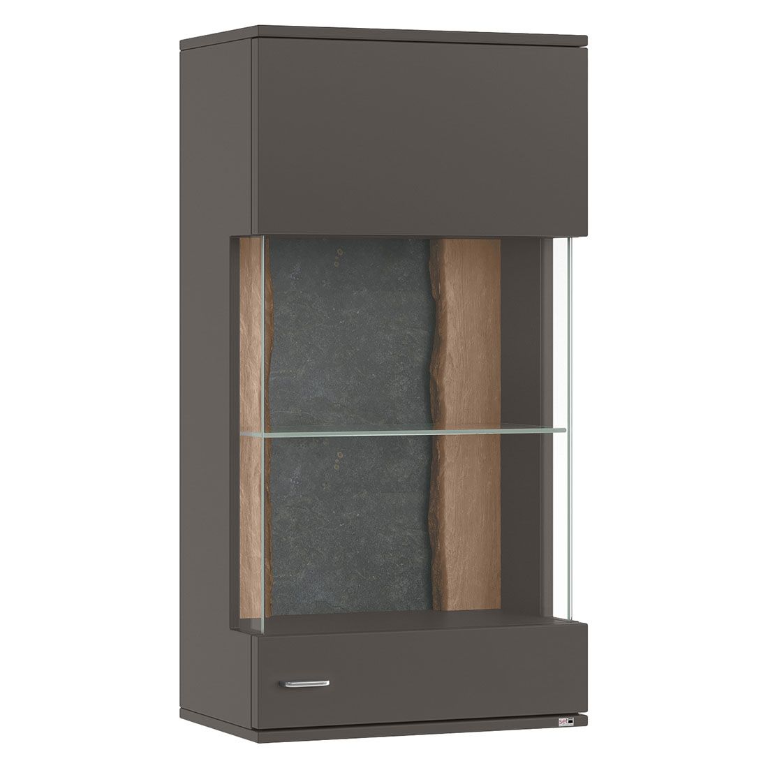 set one Tacoma Hängevitrine 60,1x37,2x126,4cm