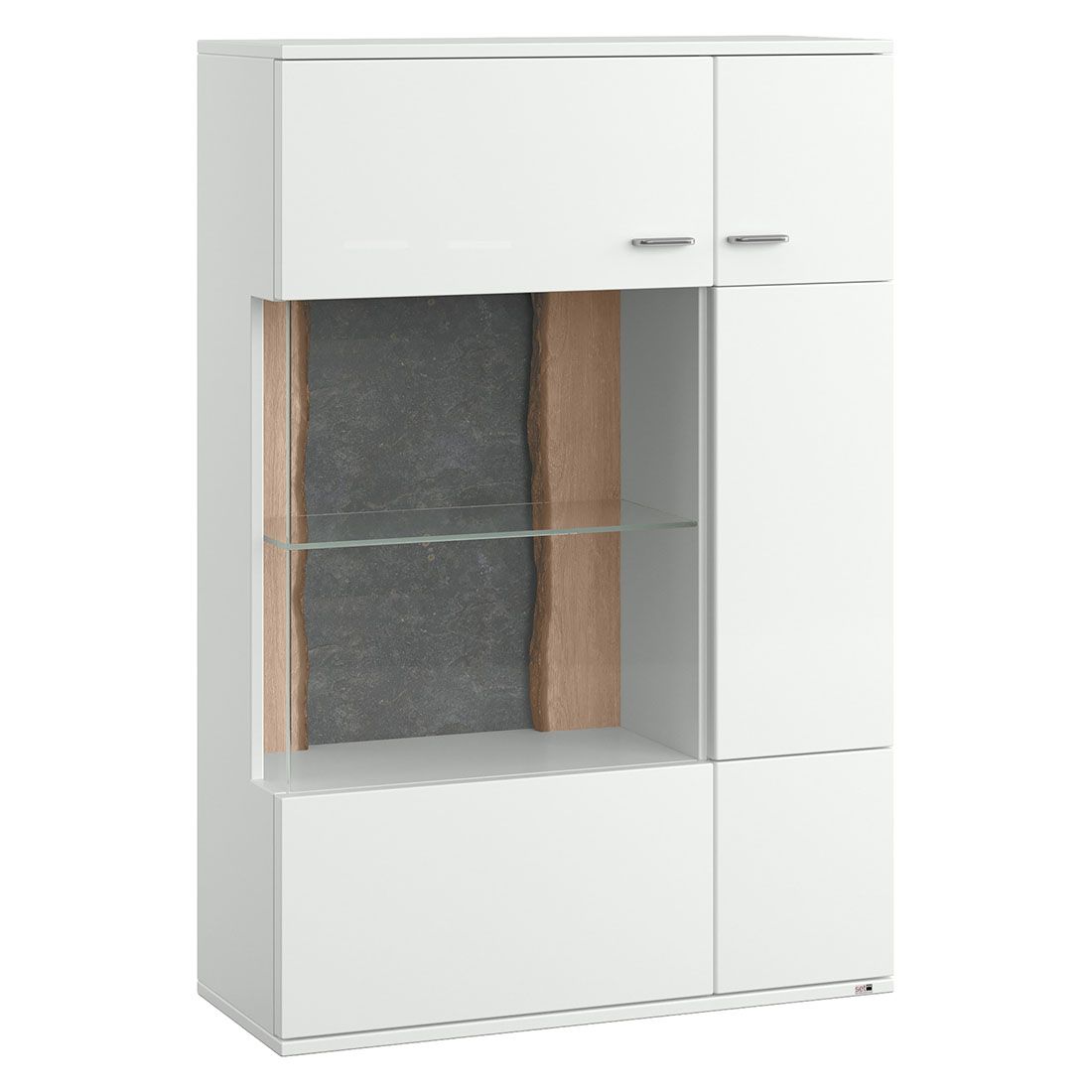 set one Tacoma Highboard 90,1x37,2x143,4cm