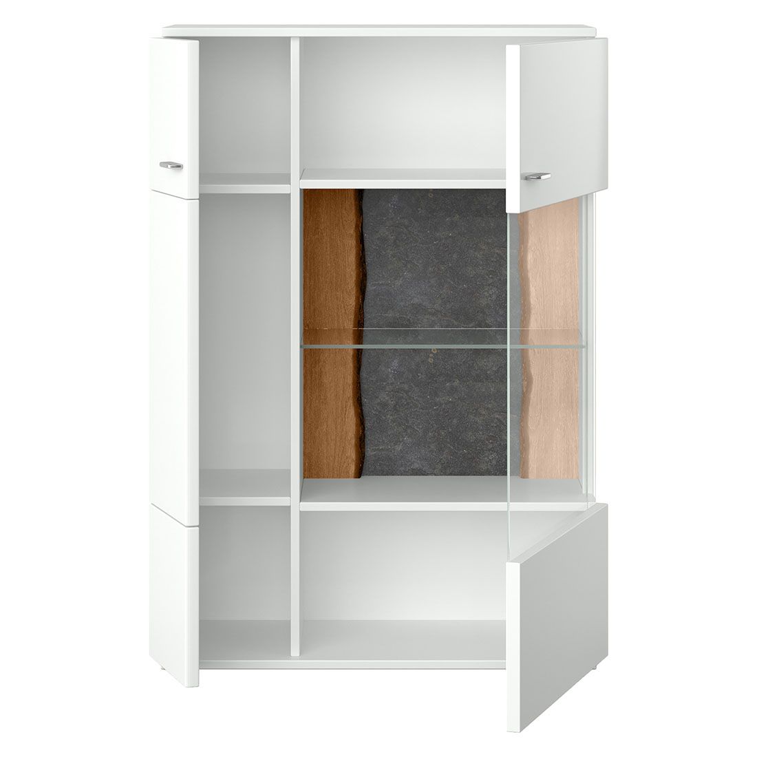 set one Tacoma Highboard 90,1x37,2x143,4cm
