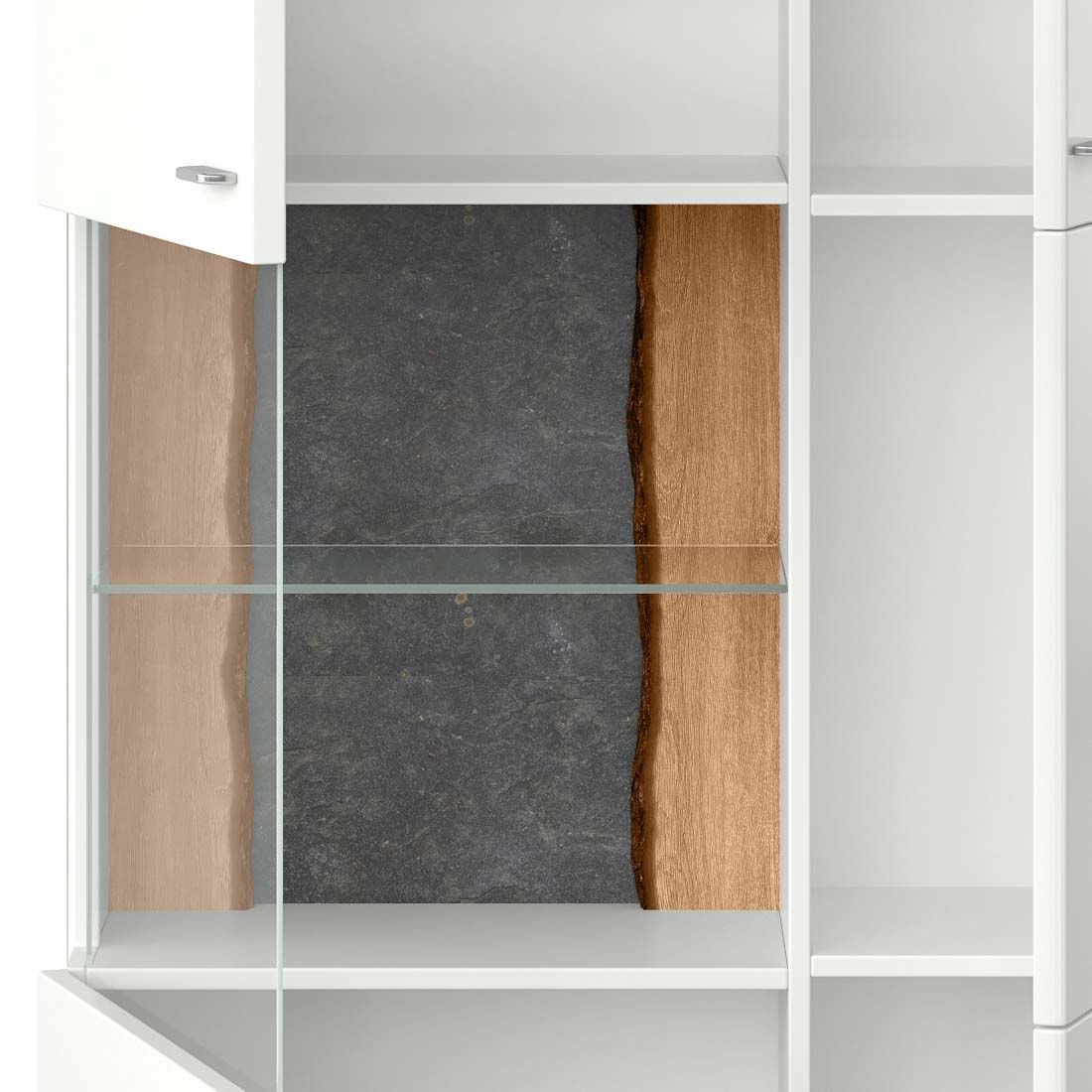 set one Tacoma Highboard 90,1x37,2x143,4cm
