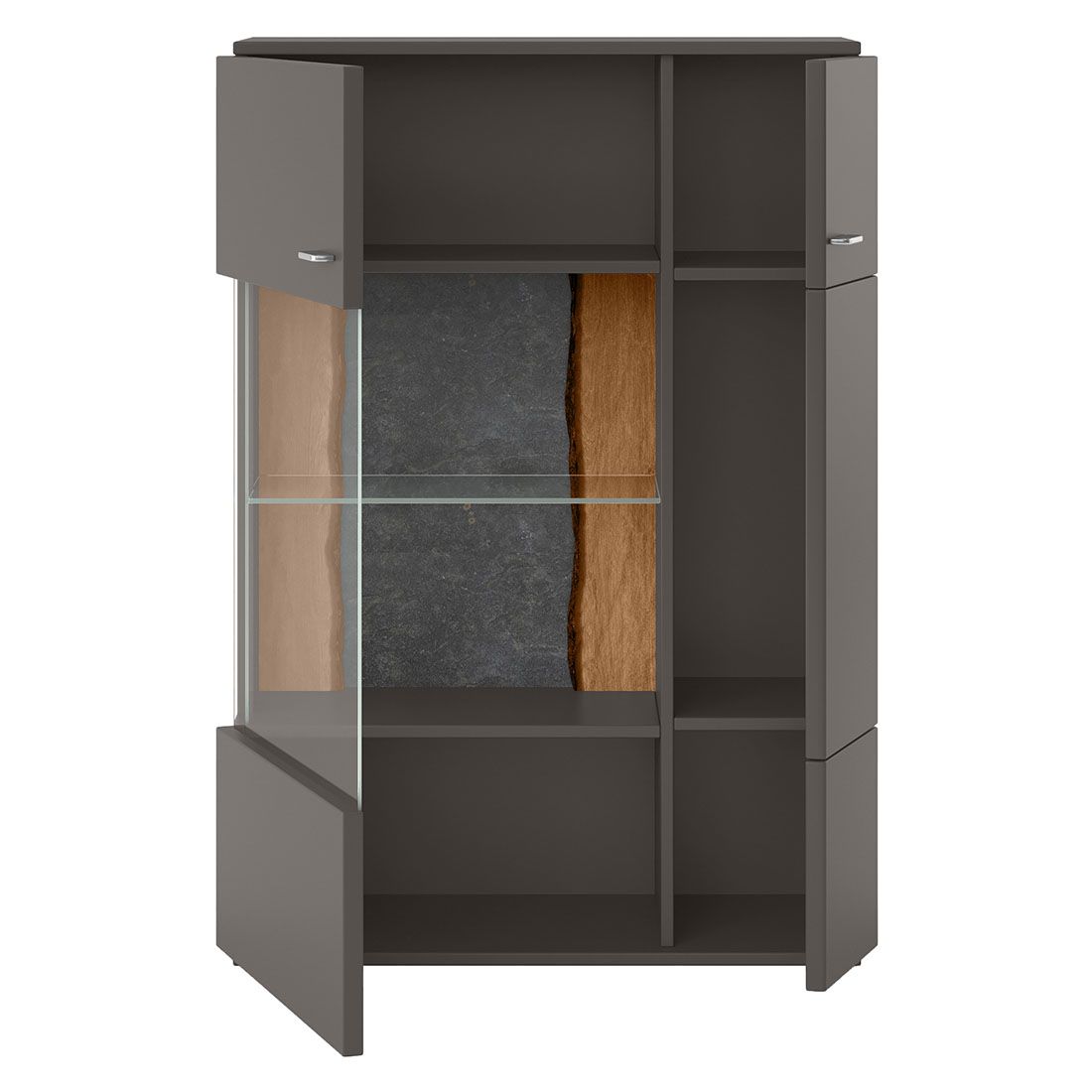 set one Tacoma Highboard 90,1x37,2x143,4cm