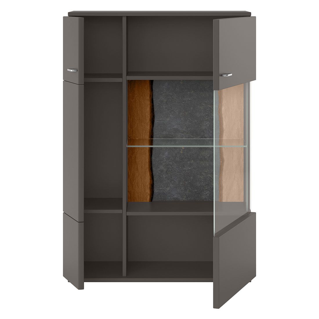 set one Tacoma Highboard 90,1x37,2x143,4cm
