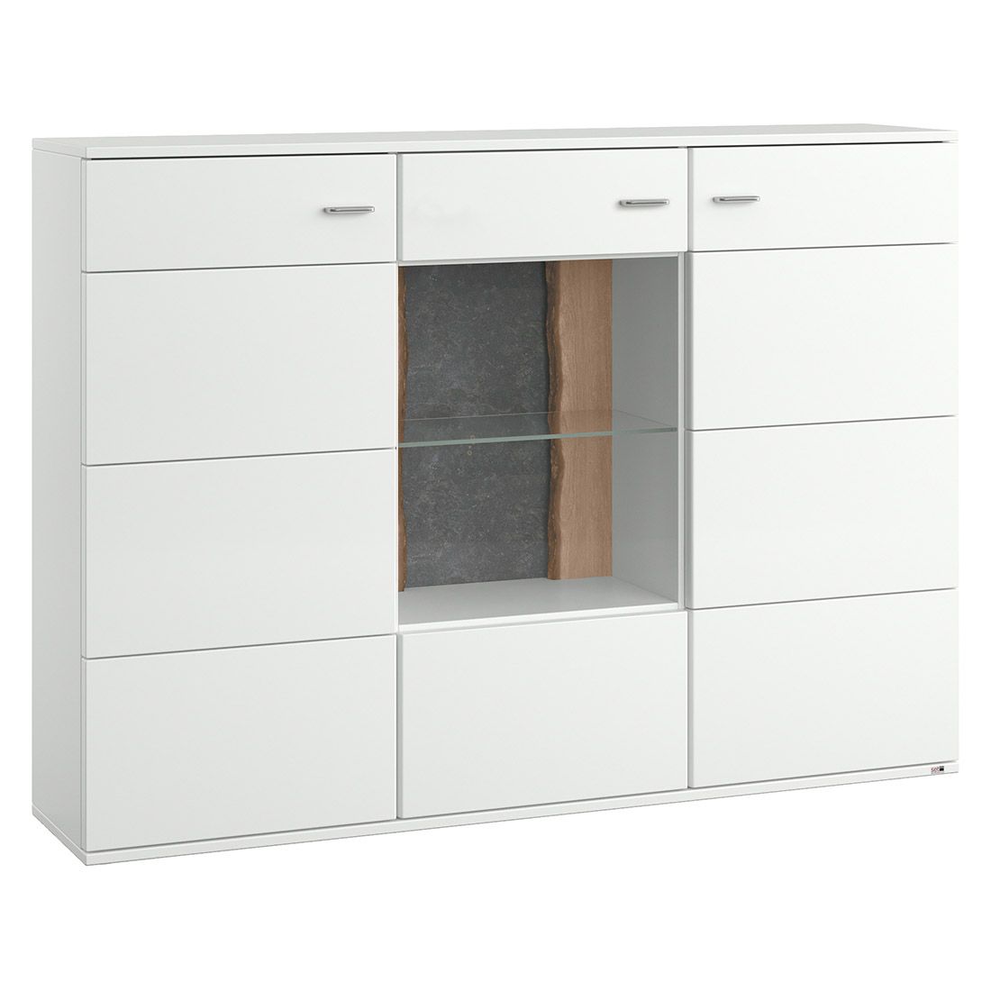 set one Tacoma Highboard 180x43x127cm