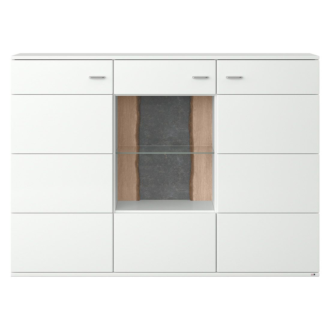 set one Tacoma Highboard 180x43x127cm