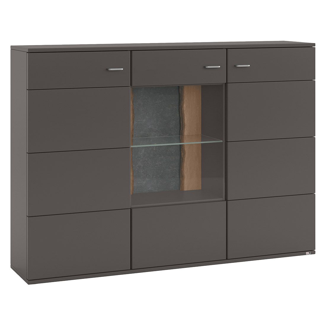 set one Tacoma Highboard 180x43x127cm