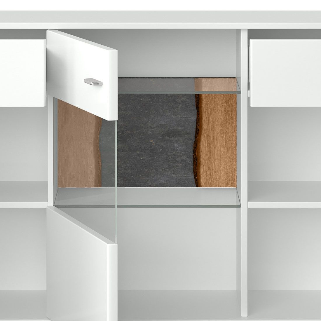 set one Tacoma Sideboard 180,1x43,6x95,1cm