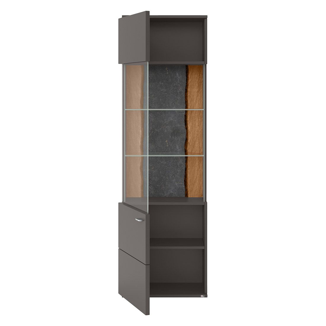 set one Tacoma Vitrine 60,1x37,2x207,4cm