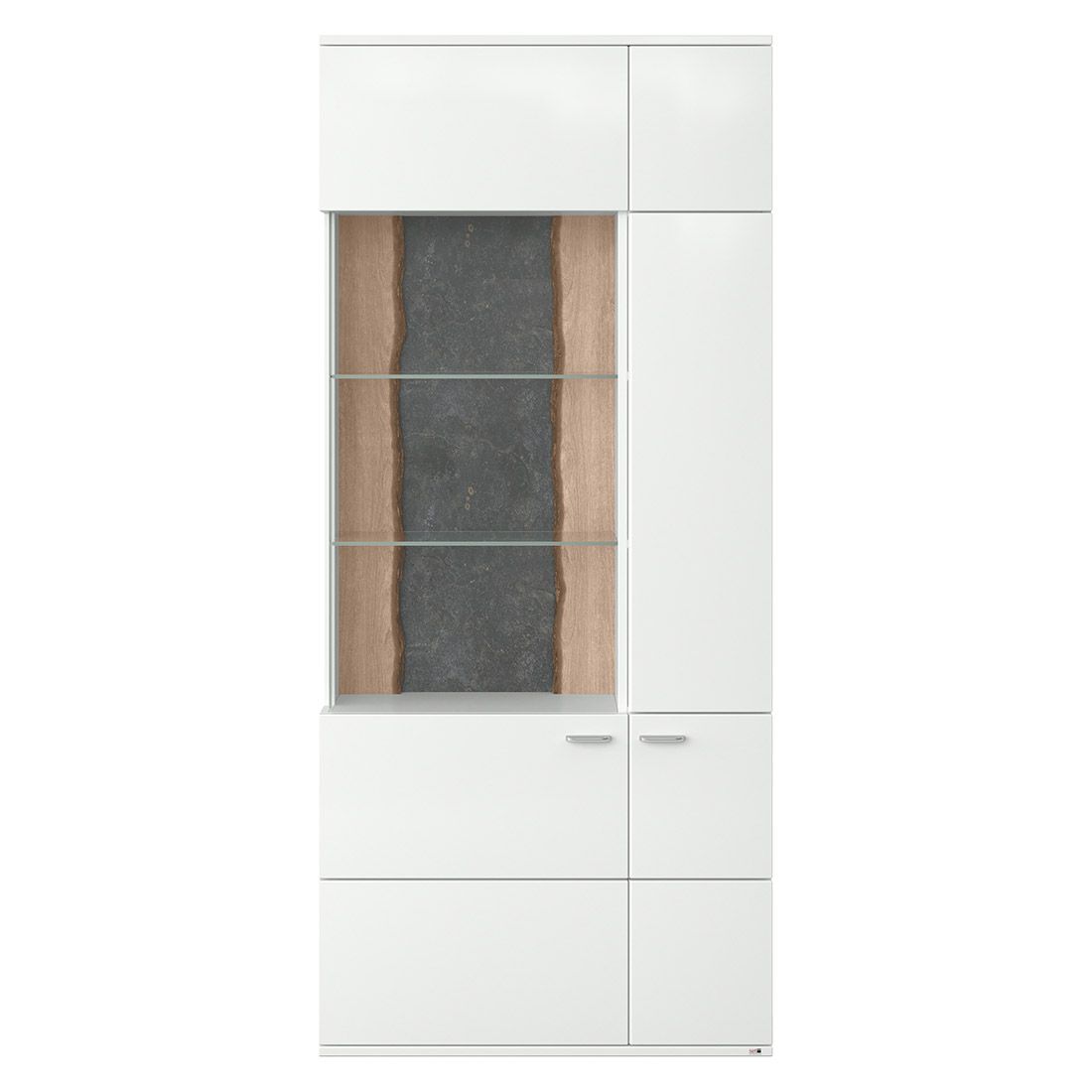 set one Tacoma Vitrine 90,1x37,2x207,4cm
