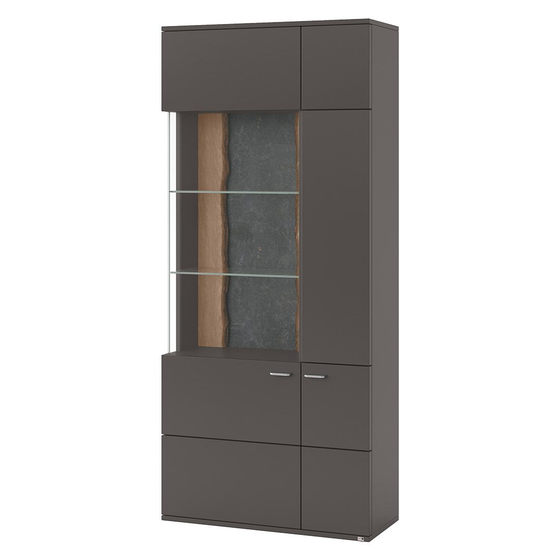 set one Tacoma Vitrine 90,1x37,2x207,4cm