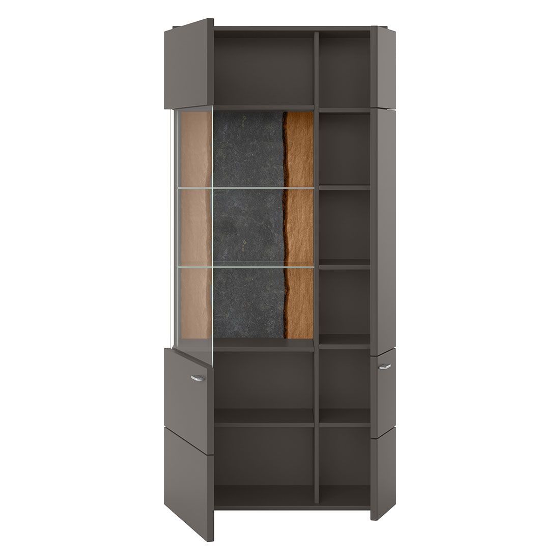 set one Tacoma Vitrine 90,1x37,2x207,4cm