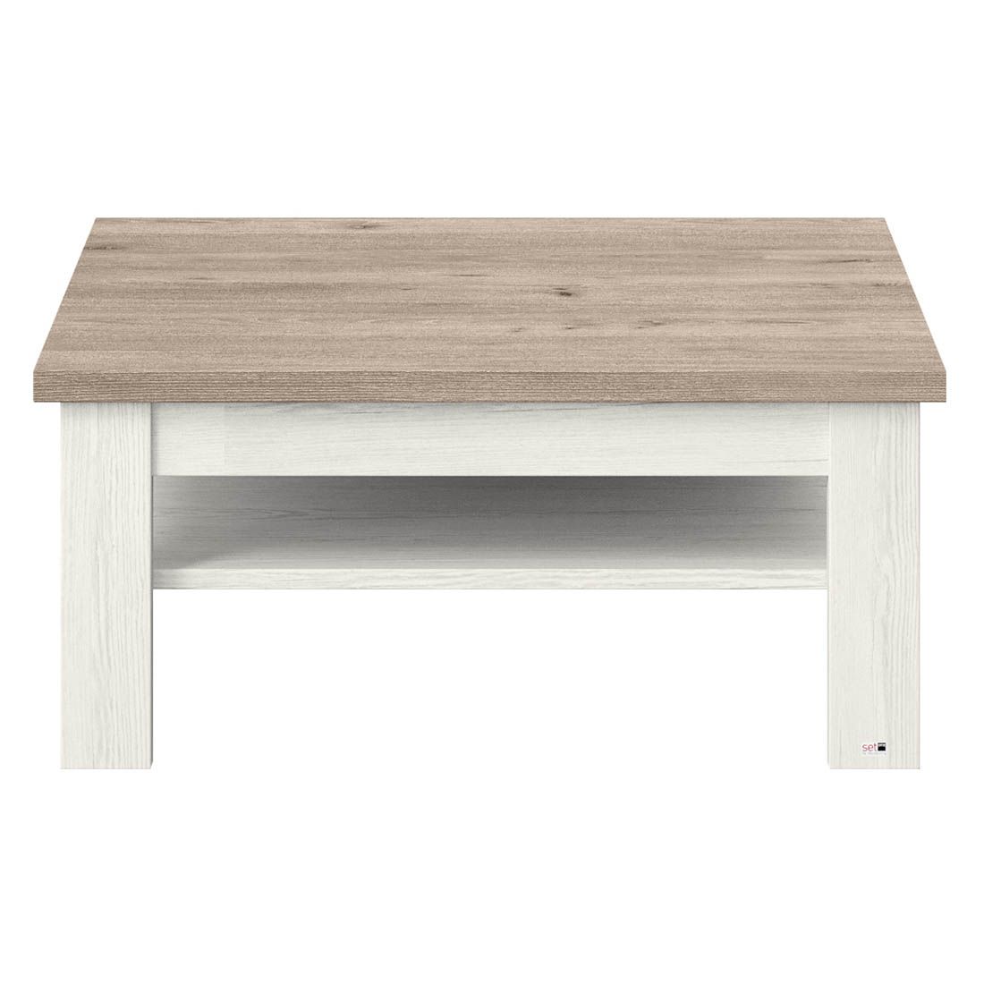 set one York Couchtisch 90x90cm