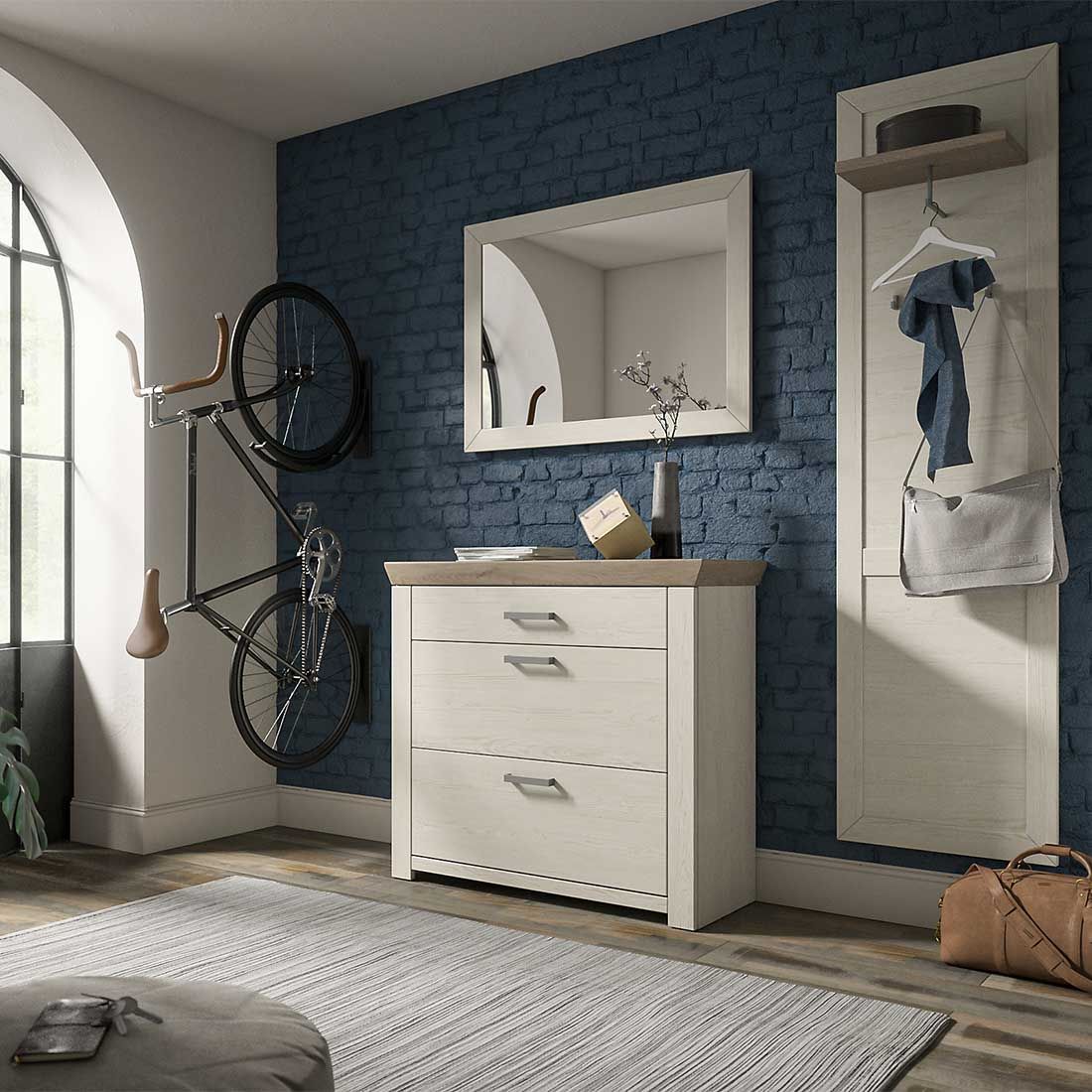 set one York Garderobenpaneel 54,6x26,6x191,8cm