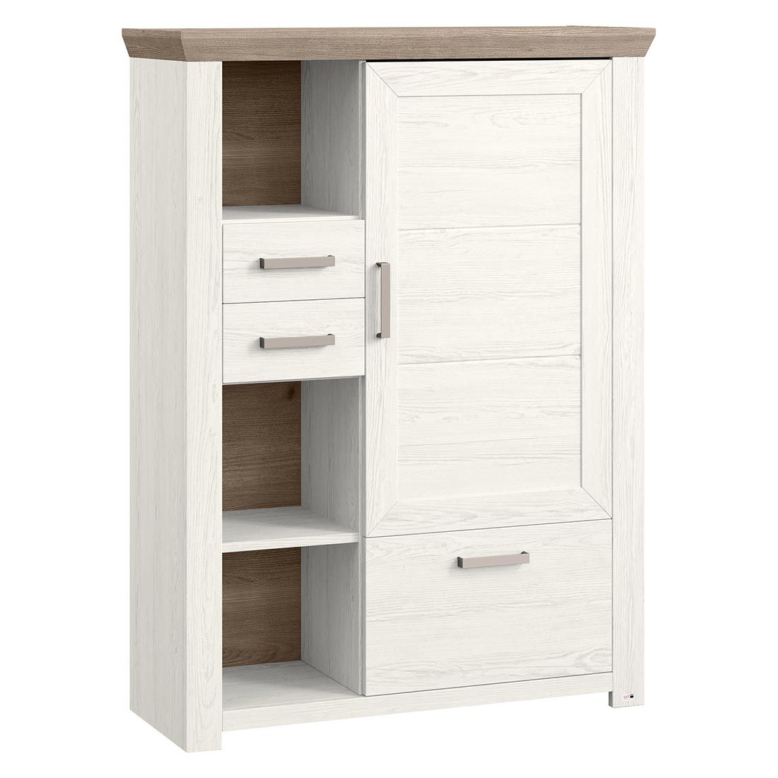 set one York Highboard 104,5x42,2x142,6cm