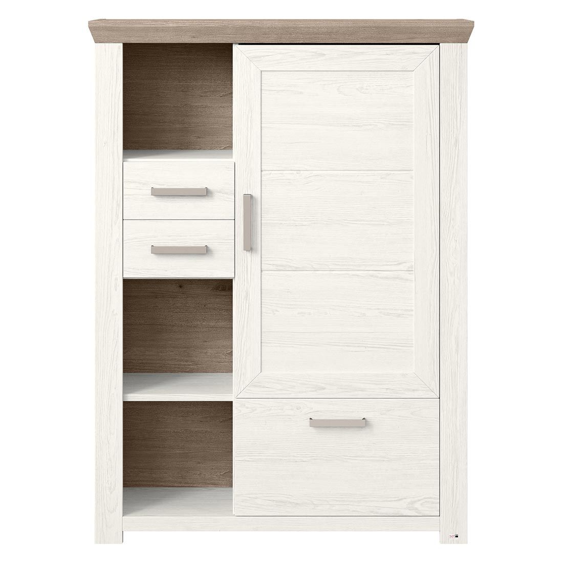 set one York Highboard 104,5x42,2x142,6cm