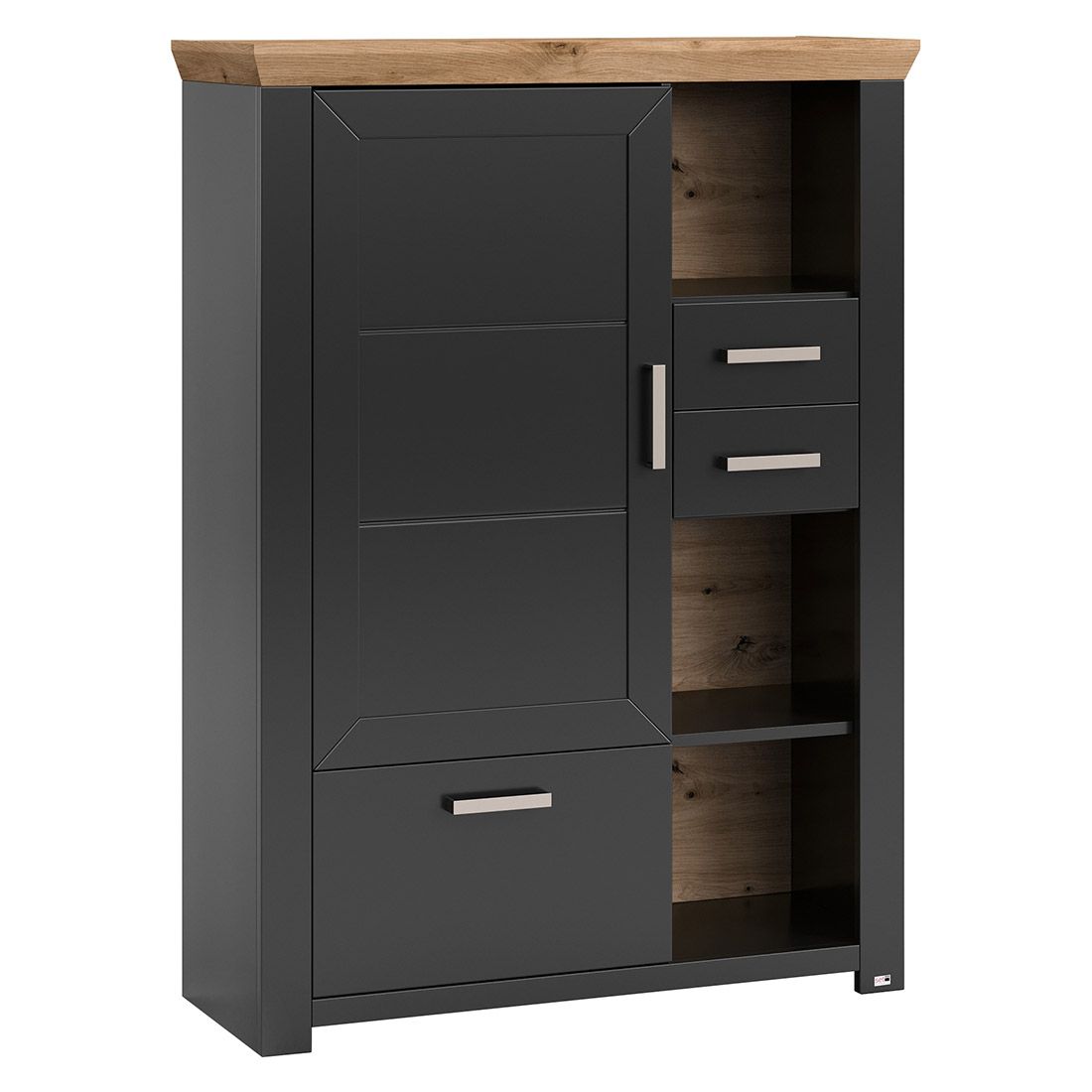 set one York Highboard 104,5x42,2x142,6cm