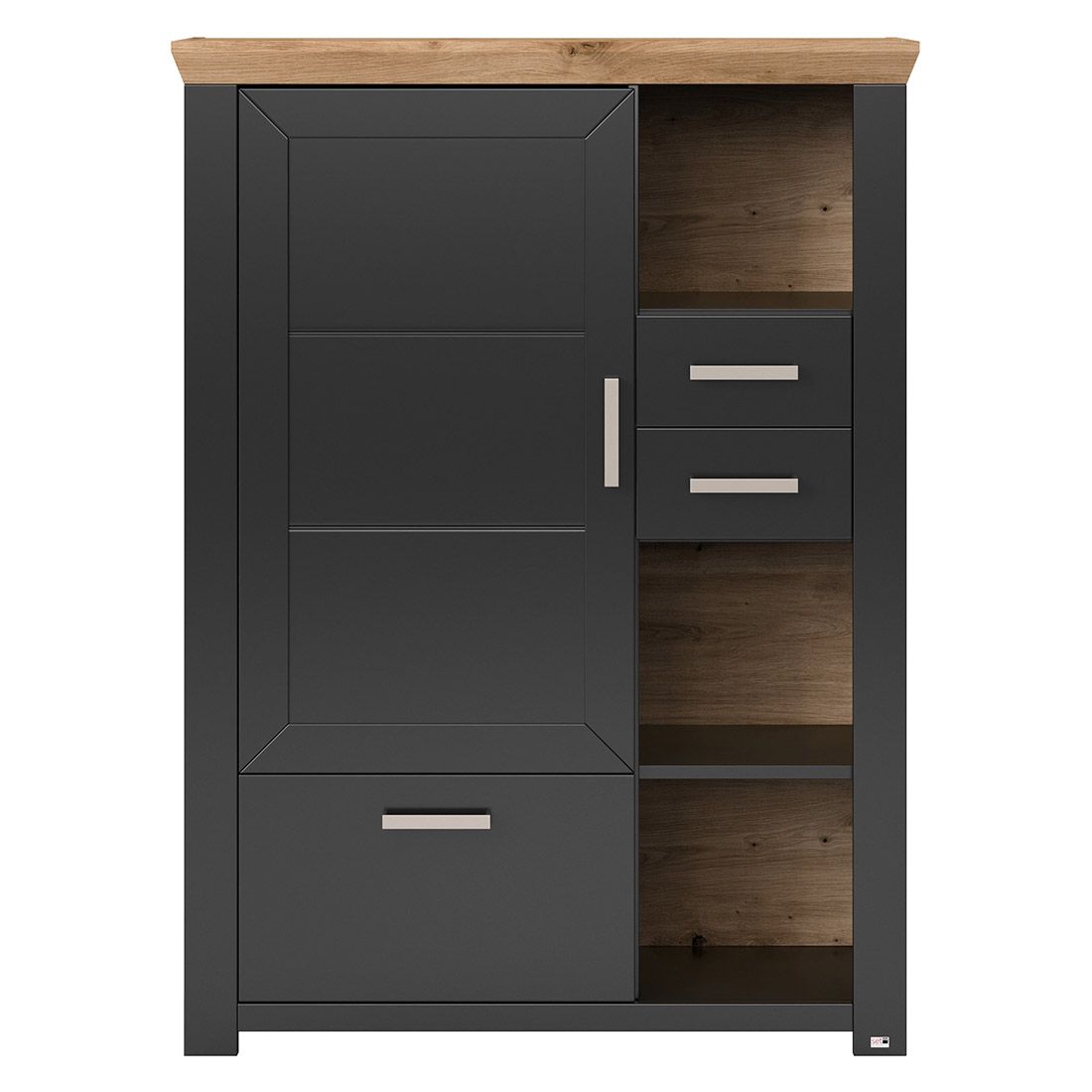 set one York Highboard 104,5x42,2x142,6cm