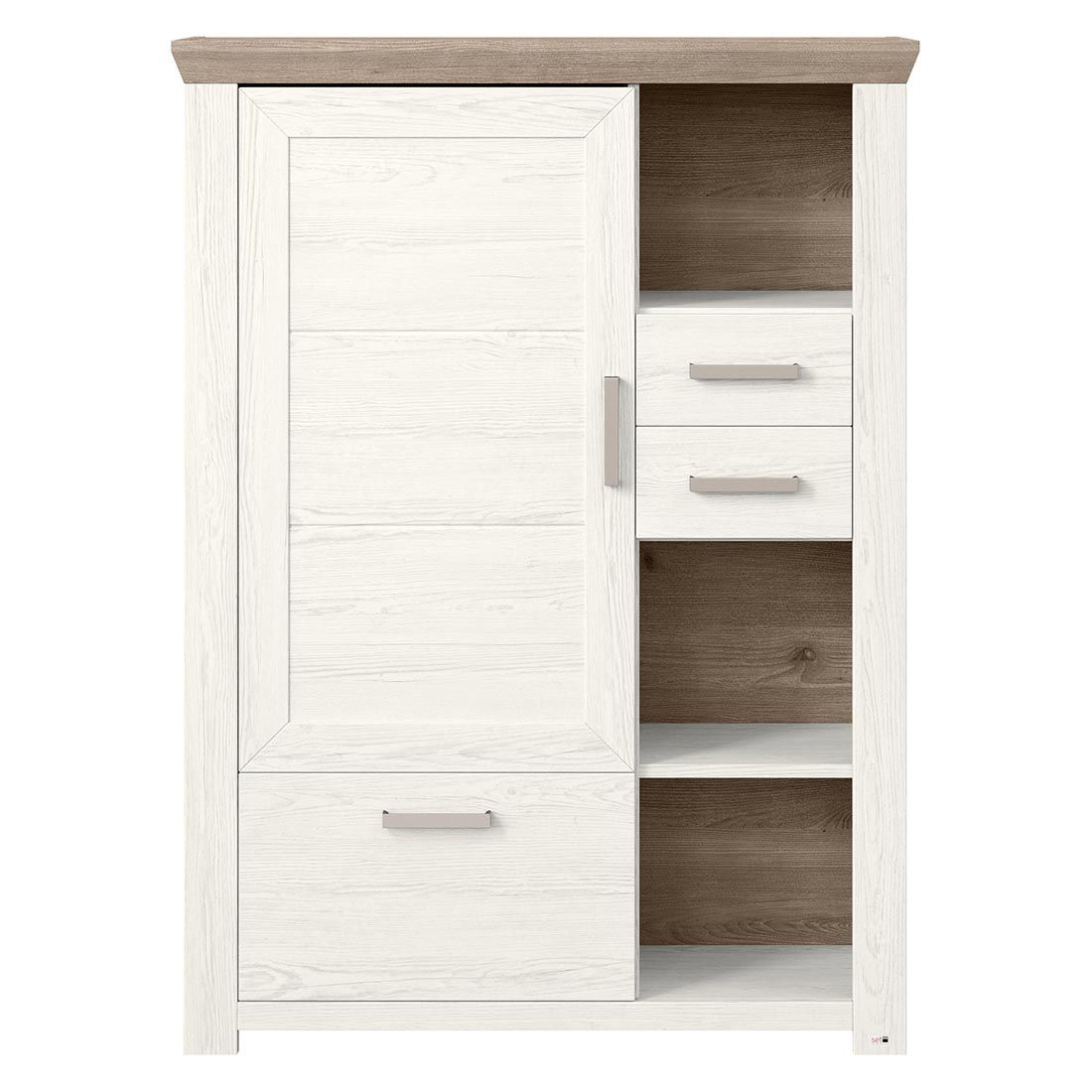set one York Highboard 104,5x42,2x142,6cm