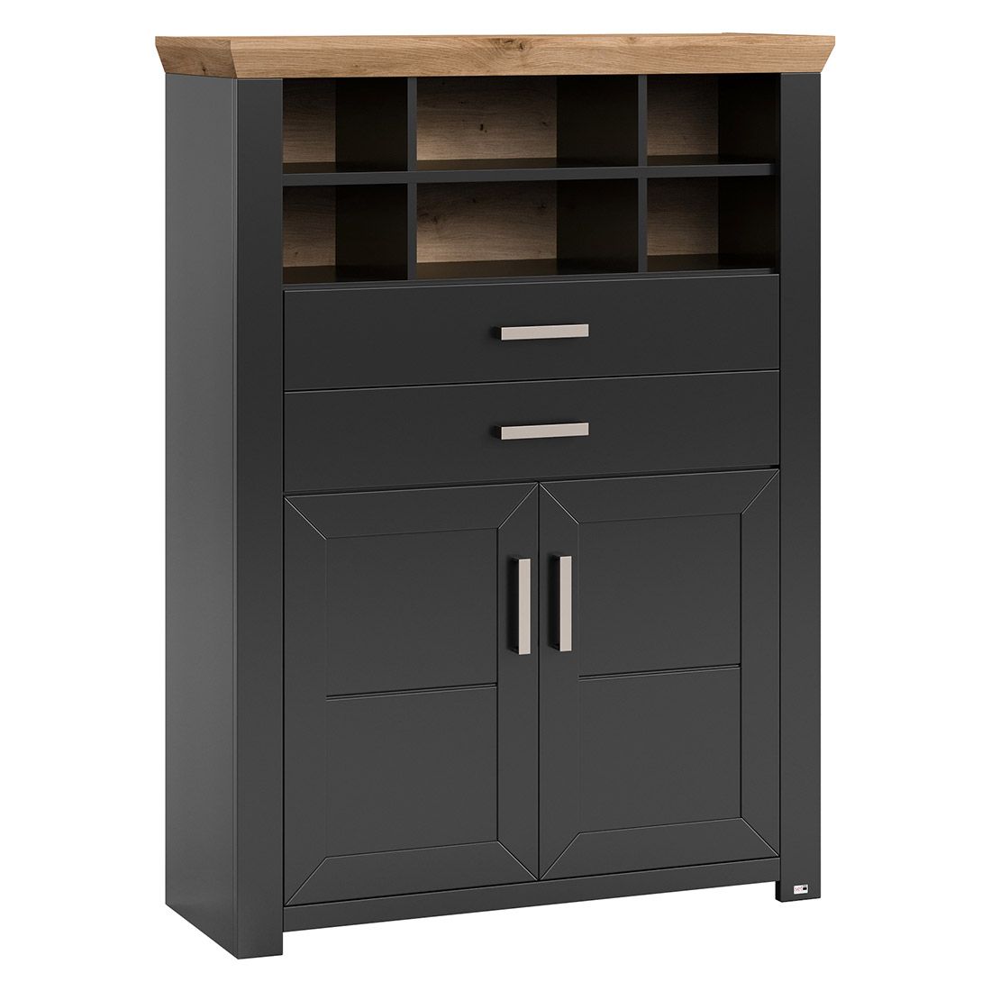 set one York Highboard 104,5x42,2x142,6cm