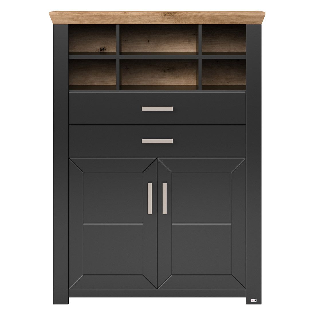 set one York Highboard 104,5x42,2x142,6cm