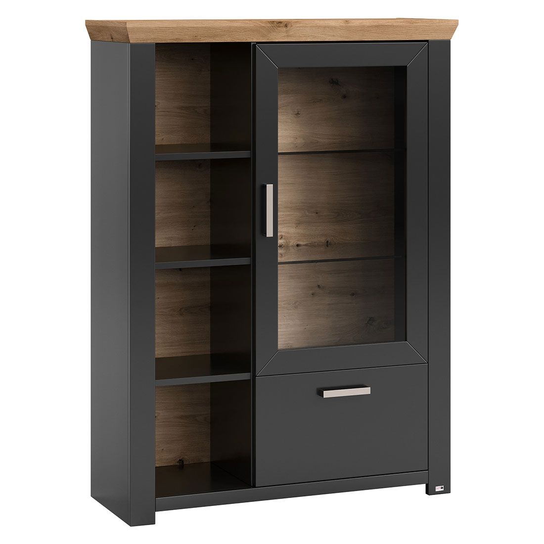 set one York Highboard 104,5x42,2x142,6cm