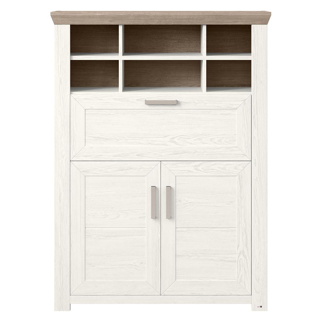 set one York Highboard 104,5x42,2x142,6cm