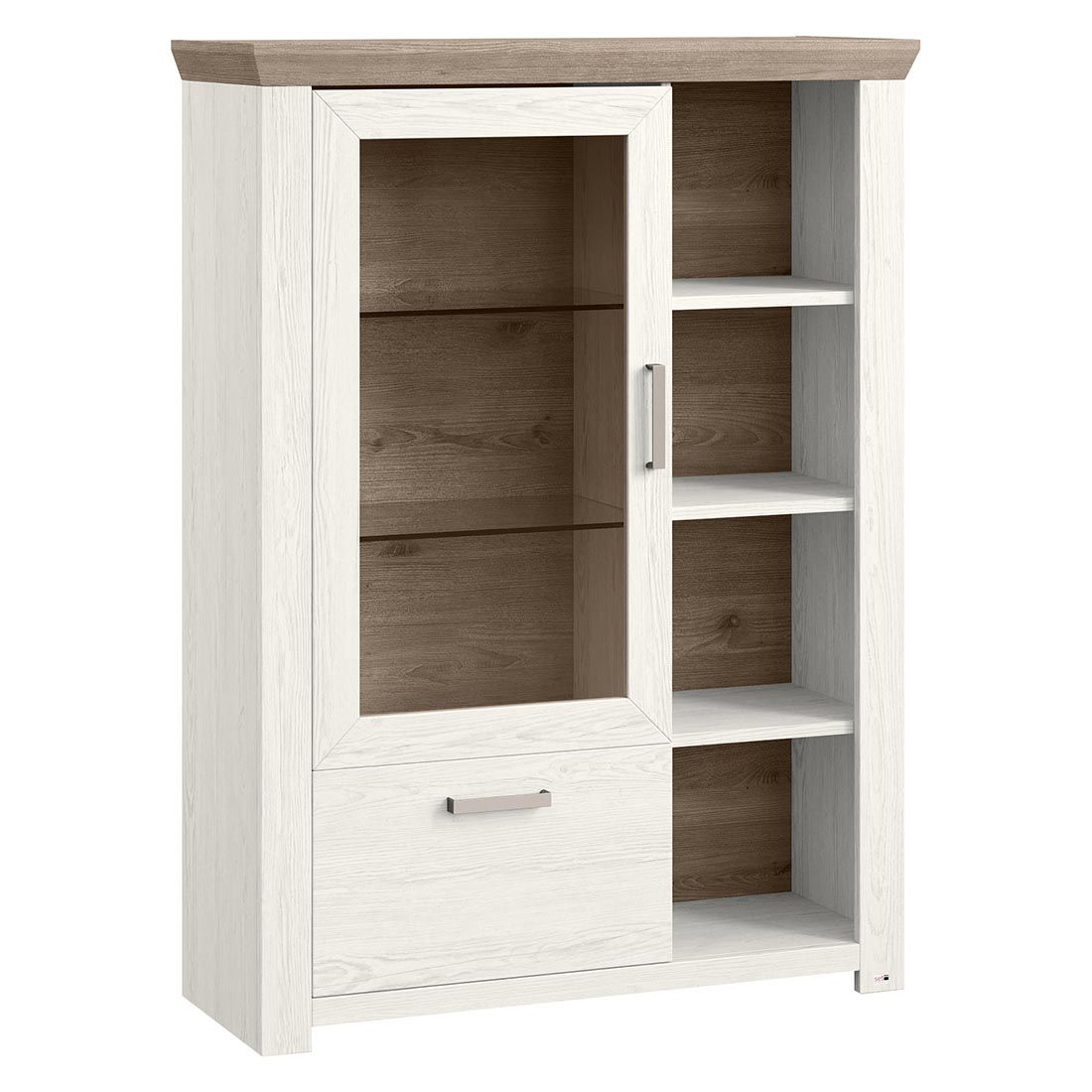 set one York Highboard 104,5x42,2x142,6cm