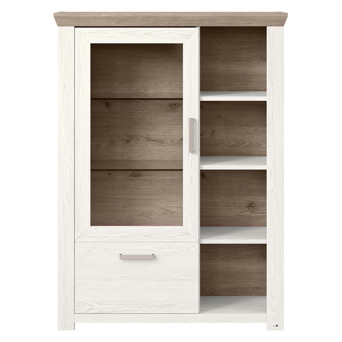 set one York Highboard 104,5x42,2x142,6cm